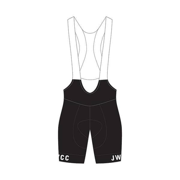 SUMMER BIB SHORT - BLACK - JWC