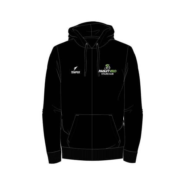 Tempus Everyday x PV ZIP THRU HOODIE (BLACK)