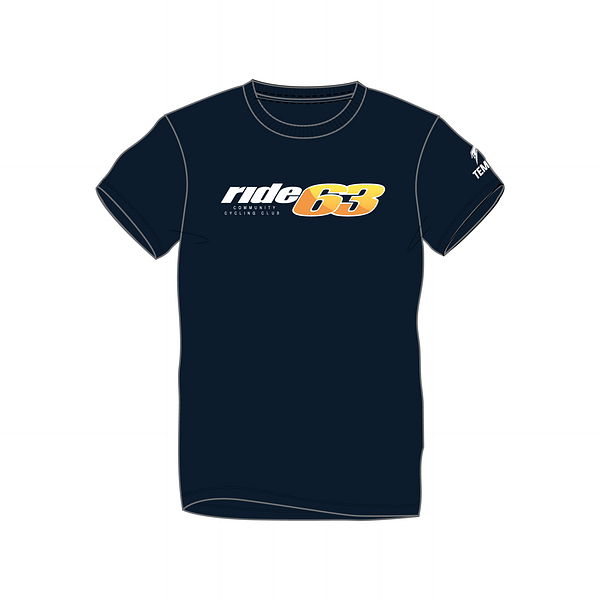 Tempus Everyday x RIDE 63 CORE TEE (NAVY)