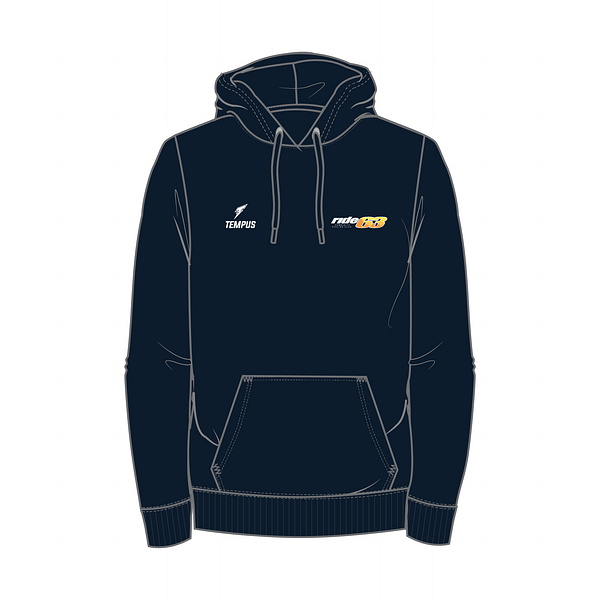 Tempus Everyday x RIDE 63 CORE LOGO HOODIE (NAVY)