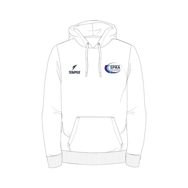 Tempus Everyday x SPRA LOGO HOODIE (WHITE)