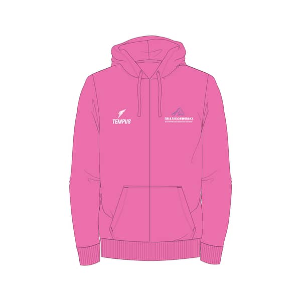 Tempus Everyday x TW CORE ZIP THRU HOODIE (PINK)