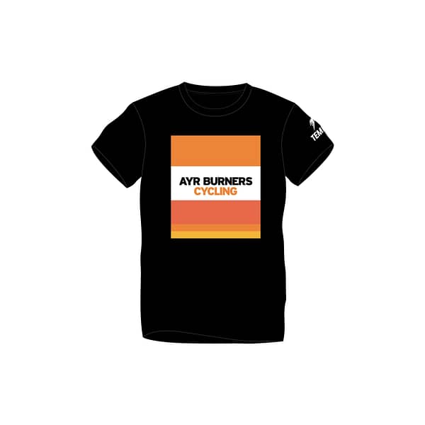 Tempus Everyday x AB stripe logo tee (black)