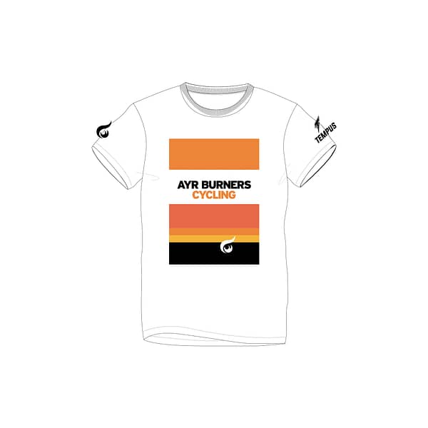 Tempus Everyday x AB stripe logo tee (white)