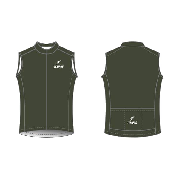 Demand Tempus Summer lightweight & packable Gilet - Dark Green